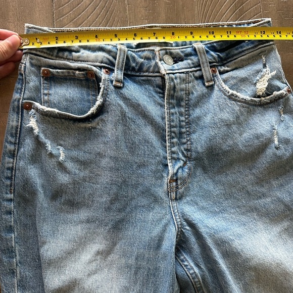 Abercrombie & Fitch Skinny High Rise Curve Love Distressed Jeans size 2 / 26 - Picture 9 of 12